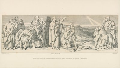 火星はイギリスに出現し、災害の前兆であり、マルムズベリーの修道士によって使徒化されています 作： ダニエル・マクリース